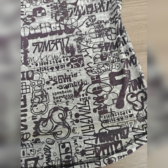 Y2K Sombrio Logo Men's Tank top M - Picture 4 of 4